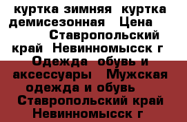 куртка зимняя. куртка демисезонная › Цена ­ 1 001 - Ставропольский край, Невинномысск г. Одежда, обувь и аксессуары » Мужская одежда и обувь   . Ставропольский край,Невинномысск г.